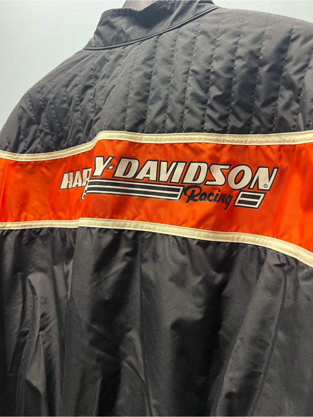 Harley-Davidson Men's Nylon Outer-Shell Zip-Up Racing Jacket - Picture 6 of 8